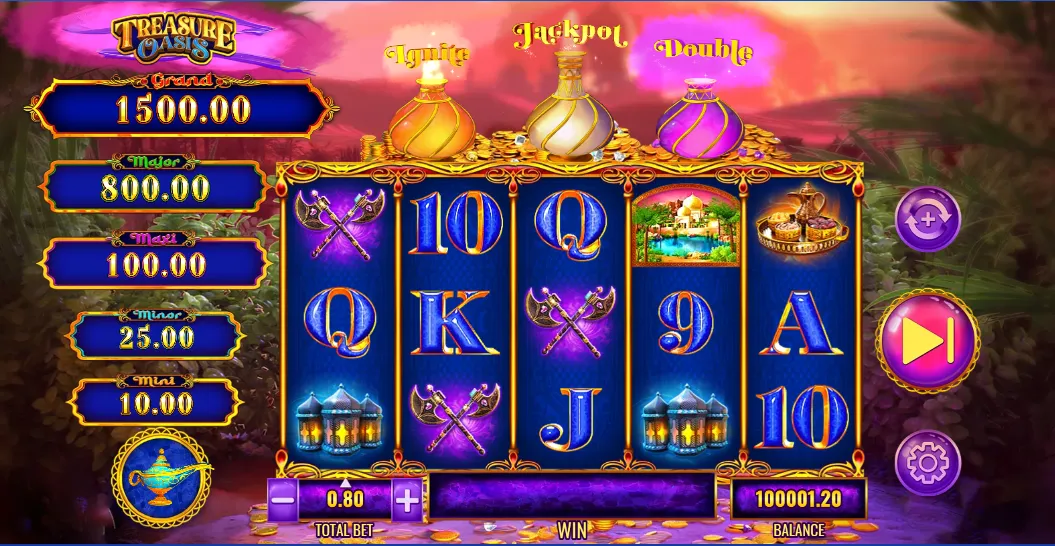 Mystery of the Lamp Treasure Oasis demo